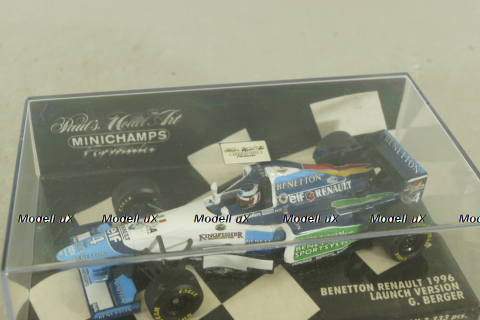 Benetton Renault 1996, G.Berger, 430960094, Minichamps 1:43