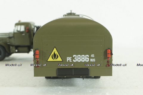 КрАЗ-258 с полуприцепом-цистерной ТЗ-22 (хаки), SSM7026, SSM 1:43
