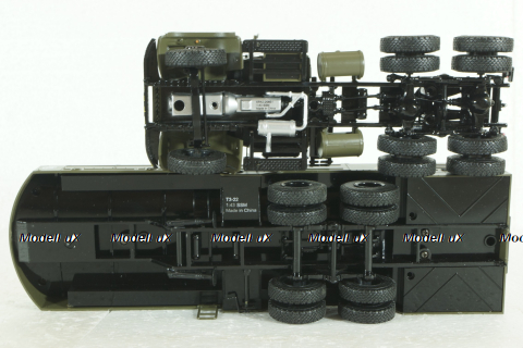 КрАЗ-258 с полуприцепом-цистерной ТЗ-22 (хаки), SSM7026, SSM 1:43