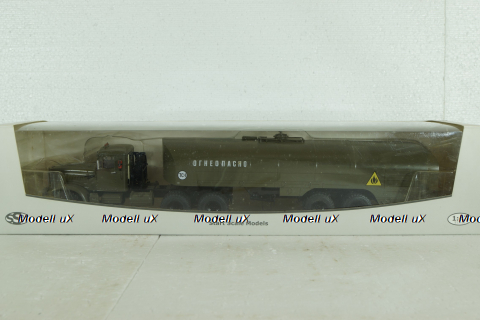 КрАЗ-258 с полуприцепом-цистерной ТЗ-22 (хаки), SSM7026, SSM 1:43