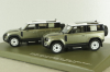 Land Rover Defender 110 2020 green & Land Rover Defender 90 2020 green, ALM410800, Almost Real 1:43