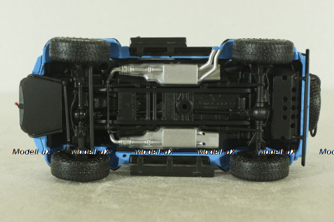 Mercedes Brabus 550 Adventure G-Class 4x4² 2017, blue, ALM460307, AlmostReal 1:43