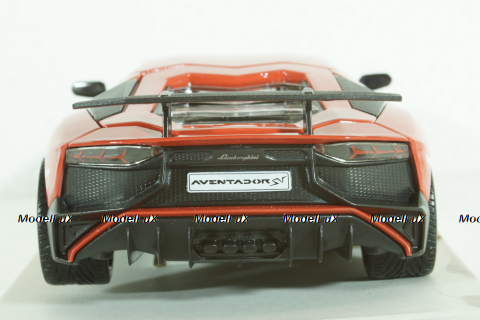 Lamborghini Aventador LP750-4 SV Superveloce, 2015, dark orange, BU21079R, Burago 1:24