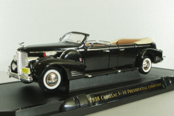 Cadillac V-16 Presidential Limousine 1938, black, 24028, Signature Models 1:24