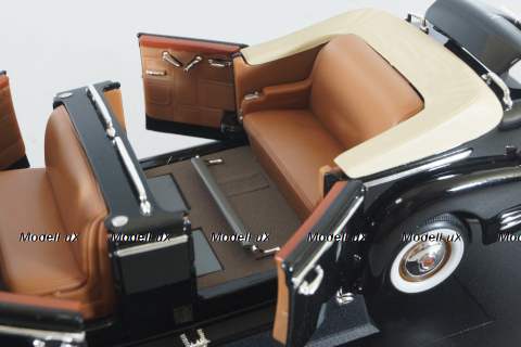 Cadillac V-16 Presidential Limousine 1938, black, 24028, Signature Models 1:24