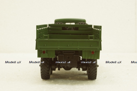 Краз-214 бортовой, зеленый, АвтоИстория 1:43