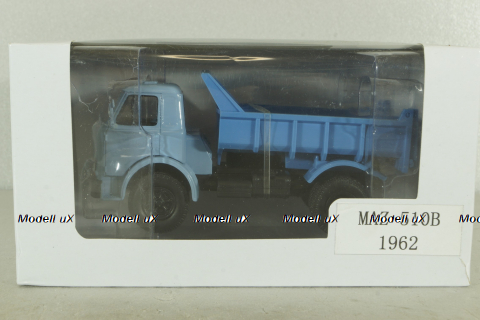 Маз-510Б самосвал 1962, голубой/синий, Н983WT, Наш Автопром 1:43