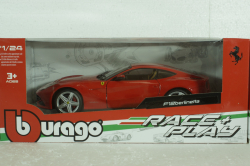 FERRARI F-12 BERLINETTA 2012 - RED, BU26007R,  Burago 1:24