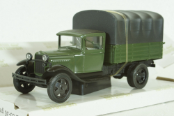 Газ-АА, зеленый с тентом, Н252, Наш Автопром 1:43