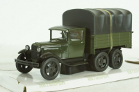 Газ-ААА, зеленый с тентом, Н254, Наш Автопром 1:43
