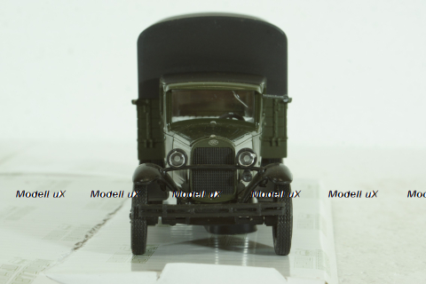 Газ-ААА, зеленый с тентом, Н254, Наш Автопром 1:43