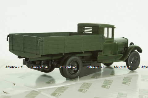 Газ-ААА, зеленый с тентом, Н254, Наш Автопром 1:43