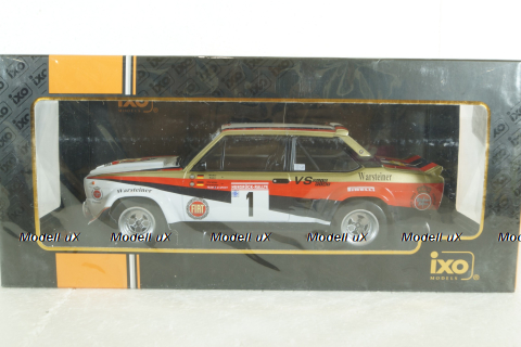 Fiat 131 Abarth, No.1, Rally Hunsruck, 1980, IXO 1:18