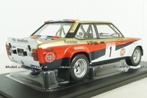 Fiat 131 Abarth, No.1, Rally Hunsruck, 1980, IXO 1:18