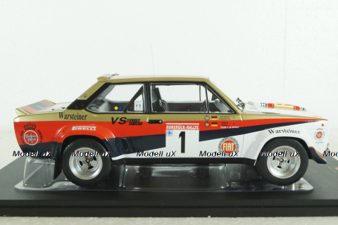 Fiat 131 Abarth, No.1, Rally Hunsruck, 1980, IXO 1:18