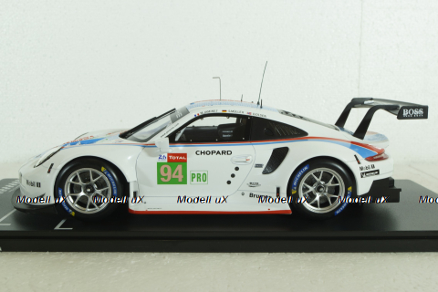 Porsche 911 (991) RSR #94 24h LeMans 2019 Porsche GT Team, IXO 1:18