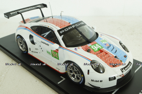 Porsche 911 (991) RSR #94 24h LeMans 2019 Porsche GT Team, IXO 1:18