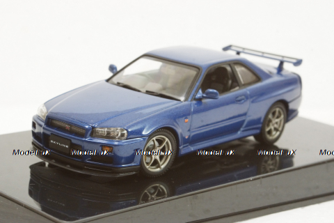Nissan Skyline GTR R34 1999 blue, 57301, AutoArt 1:43