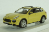 PORSCHE CAYENNE TURBO 2010  YELLOW, Burago 1:24