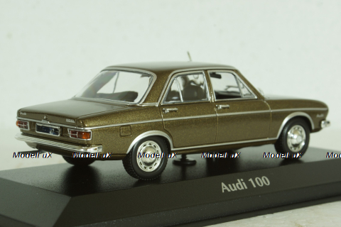 Audi 100 (C1), 1969, brown metallic, 940019101, Maxichamps 1:43