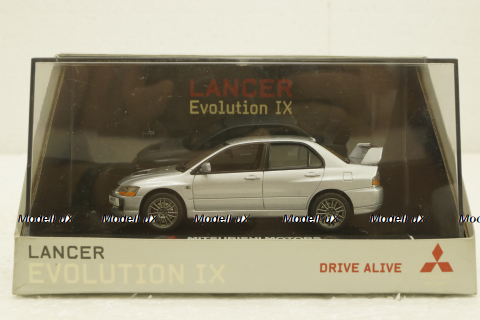 Mitsubishi Lancer Evolution IX, silver, SunStar 1:43