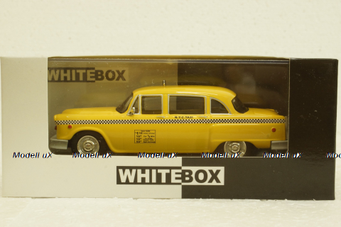 Checker Taxi yellow cab 1980, WhiteBox 1:43