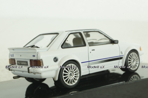 Ford Escort MK III RS Turbo 1984 white, CLC420N, IXO 1:43