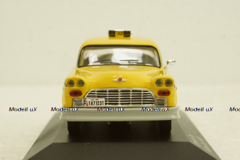Checker Taxi yellow cab 1980, WhiteBox 1:43