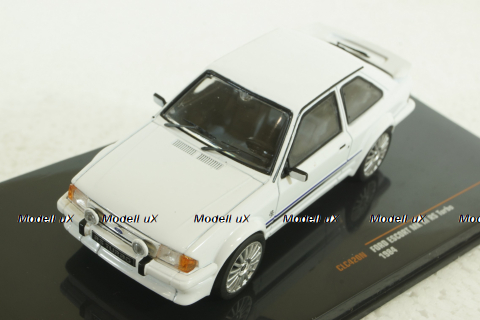 Ford Escort MK III RS Turbo 1984 white, CLC420N, IXO 1:43