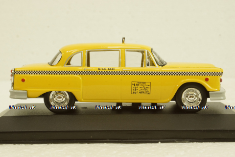 Checker Taxi yellow cab 1980, WhiteBox 1:43