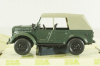 Газ-69А 4х4 1953, зеленый, Н353, Наш Автопром 1:43