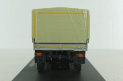 Газон NEXT C42А31 бортовой с тентом серый/бежевый Н235, Наш Автопром 1:43 Уценка!