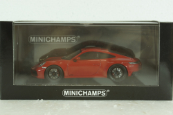 Porsche 911 (992) Сarrera  4 GTS 2019 Red, 410063000, Minichamps 1:43