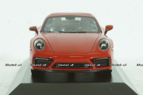 Porsche 911 (992) Сarrera  4 GTS 2019 Red, 410063000, Minichamps 1:43
