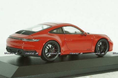 Porsche 911 (992) Сarrera  4 GTS 2019 Red, 410063000, Minichamps 1:43