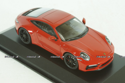 Porsche 911 (992) Сarrera  4 GTS 2019 Red, 410063000, Minichamps 1:43