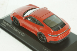 Porsche 911 (992) Сarrera  4 GTS 2019 Red, 410063000, Minichamps 1:43