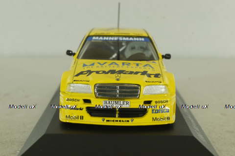 Mercedes С180 'ProMarkt' #5, 1995, Alexander Grau, yellow, 430953305, Minichamps 1:43