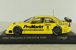 Mercedes С180 'ProMarkt' #5, 1995, Alexander Grau, yellow, 430953305, Minichamps 1:43