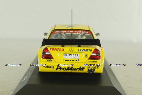 Mercedes С180 'ProMarkt' #5, 1995, Alexander Grau, yellow, 430953305, Minichamps 1:43