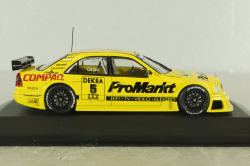 Mercedes С180 'ProMarkt' #5, 1995, Alexander Grau, yellow, 430953305, Minichamps 1:43