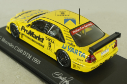 Mercedes С180 'ProMarkt' #5, 1995, Alexander Grau, yellow, 430953305, Minichamps 1:43