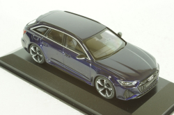 Audi RS6 (C8) Avant, 2019, violet metallic, 410018016, Minichamps 1:43