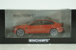 BMW M3 (G80) 2020, red metallic, 410020205, Minichamps 1:43 