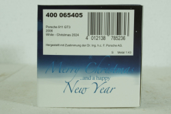 Porsche 911 GT3 (997), 2006, white, with Christmas Tree, 400065405, Minichamps 1:43