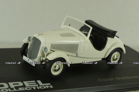Opel Gelandesportwagen 1934, white, OPC043, Opel Collection #43 1:43