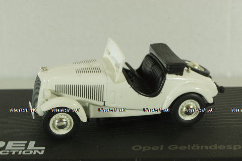 Opel Gelandesportwagen 1934, white, OPC043, Opel Collection #43 1:43