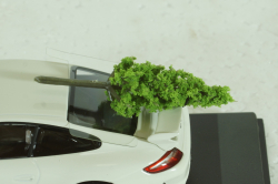 Porsche 911 GT3 (997), 2006, white, with Christmas Tree, 400065405, Minichamps 1:43