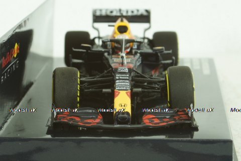 Red Bull Racing Honda RB16B, with pilot Max Verstappen, Winner Mexican GP 2021, 410211933, Minichamps 1:43