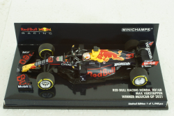Red Bull Racing Honda RB16B, with pilot Max Verstappen, Winner Mexican GP 2021, 410211933, Minichamps 1:43